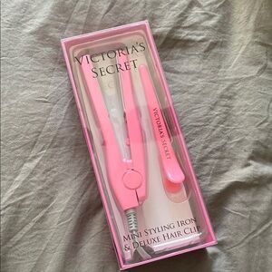 Victoria's Secret Pink Mini Styling Iron & Hair Clip